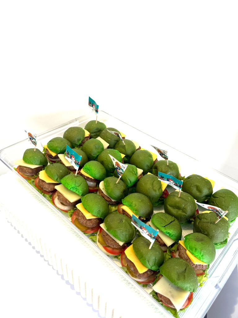 Mini Burger Plate 28 Pieces