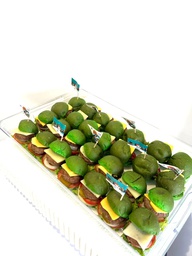 [600695] Mini Burger Plate 28 Pieces